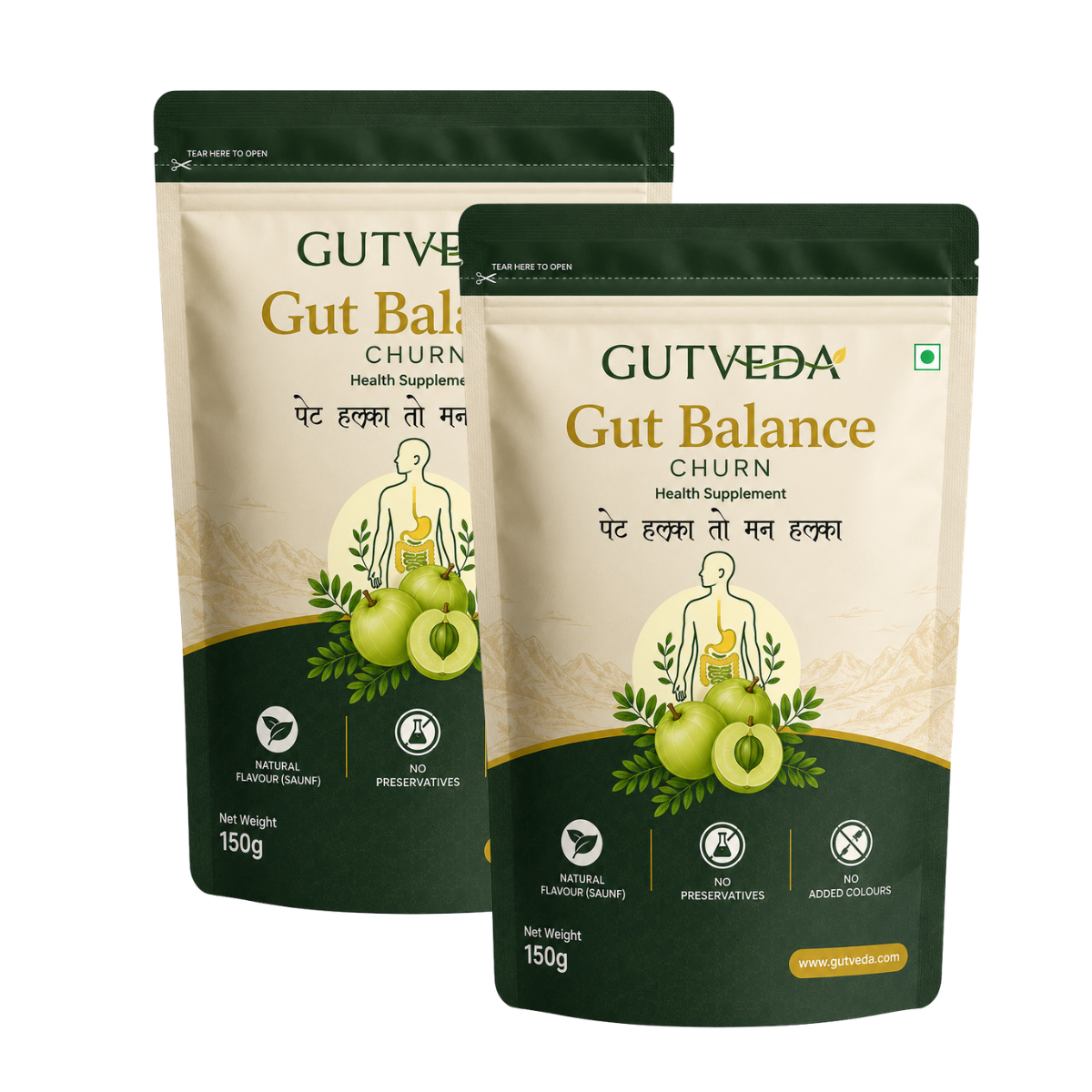 Gutveda Churn - A Trusted Formula for Gas, Heartburn, Digestion & Regular Bowel Cleansing
